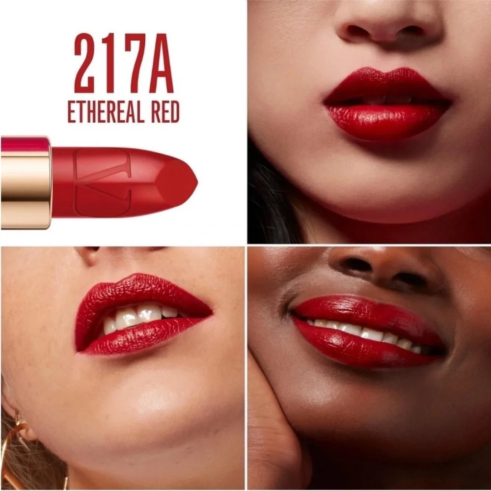 Valentino MiniRosso Satin Lipstick 217A Ethereal Red